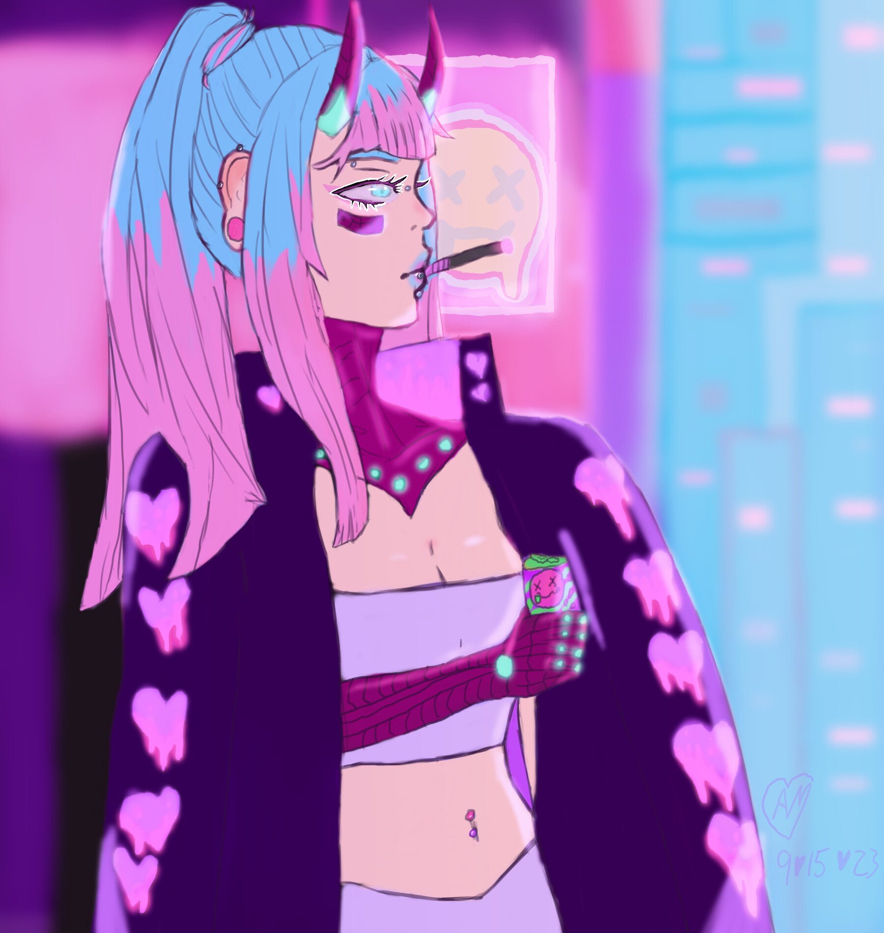 Cyberpunk girl